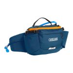 Custom CamelBak M.U.L.E. 5 Waist Pack W/ 1.5L Crux Reservoir Gibraltar Navy/Orange